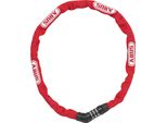 Abus Steel-O-Chain 4804C - Lucchetto A Combinazione In Acciaio Speciale - Livello Di Sicurezza Abus 3 - 75 Cm - Rosso