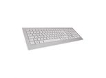 Cherry Dw 8000 - Dimensioni Complete (100%) - Senza Fili - Rf Senza Fili - Qwerty - Argento - Bianco - Mouse Incluso