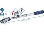Brilliant Tools Cricchetto Telescopico Reversibile Da 1/2" Con Testa Flessibile - BT022993"