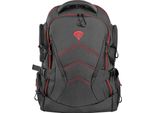 Genesis Genesis Pallad 550 43,9 Cm (17,3") Zaino Nero, Rosso"