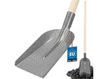 Kotarbau® Robusta Pala Da Trincea Per Cavi 270 X 183 Mm Pala Da Giardino Per Gambo Di 38 Mm Di Diametro Pala In Acciaio Per La Raccolta Di Materiale Sfuso Con Spalla In Legno