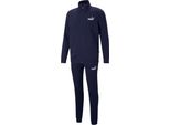 Puma Uomo Clean Sweat Suit Fl Tuta Da Jogging 585841 Blu, Abbigliamento Taglia:S