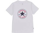 Converse Chuck Patch Classic Tee Maglietta Da Donna 10022560 Bianco, Taglia Abbigliamento:Xxl