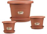 Vaso Per Piante Plastiken M259944 Polipropilene Terracotta (35 X 26 Cm)