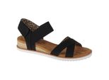 Skechers Sandalo Da Donna Dessert Kiss Secret Picnic Nero