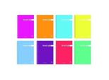 Pacsa Notebook Plastipac 80 Fogli 4X4 Copertine In Polipropilene Folio 90Gr Colori Assortiti -5U-