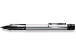 Lamy Al-Star Biros 225 - Biro In Alluminio Color Argento Chiaro Con Impugnatura Trasparente E Clip In Metallo Cromato - Con Ricarica Di Grande Capacità - Larghezza Linea M