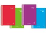 Pacsa Quaderno Microperforato Premium Extra 120 Fogli 5X5+Copertina Greca A4 90Gr 4 Colori Assortiti -4U-
