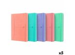 Quaderno Oxford Morbido 80 Fogli A5 (5 Pezzi)
