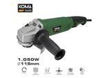 Smerigliatrice Elettrica 1050W ø115Mm 22,8X35,5Cm Koma Tools