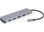 Gembird A-CM-COMBO3-03 Usb Type-C 3-In-1 Multi-Port Adapter (Hub + Hdmi + Pd)