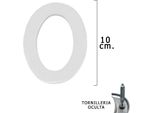 Numero "0"" Wolfpack, Argento Opaco, 10 Cm + Viti, Blister Con 1 Pezzo"