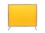 Tenda Per Saldatura Vevor 1,8 X 2,4 M Tenda Di Protezione Per Saldatura In Vinile Ignifugo Parete Di Protezione Per Saldatura Con 4 Ruote Girevoli E Protezione Uv A 6 Stadi Coperta Per Saldatura Protezione Per Saldatura Giallo
