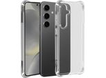 Avizar, Custodia Bumper Per Samsung Galaxy S24 Fe Con Angoli Antiurto, Trasparente