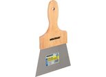 Spatola Per Soffitto Manico In Legno Lama In Acciaio 90 X 140 Mm. Spatola Per Gesso, Spatola Per Pittori, Coltello Per Stucco, Spatola Per Cartongesso, Ecc.