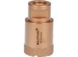 Corona Diamantata Per Smerigliatrice Ø 35 Mm. Attacco Filettato M14. Taglio A Secco