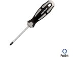 Wolfpack Linea Professionale Cacciavite Pozidriv Acciaio S2 Tpr Bimateriale Impugnatura. Pz 1 Ø 5,0 X 75 Mm