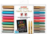 Set Di Pennarelli Alpino Color Experience Pennello Doppio Colorato 10 Pezzi