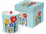 Ppd Super Flowers Turquiose Trend Mug, Kaffeetasse, Becher, Tasse, New Bone China, 400 Ml, 160302979