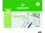 Carta Da Disegno Canson Vegetal Basik A4 12 Fogli (20 Pezzi)