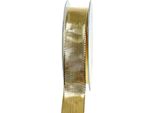 Nastro Regalo Dorato 25 Mm X 25 M Con Bordo A Filo Decorativo