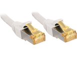 Lindy - Cavo Patch - RJ-45 (M) - RJ-45 (M) - 15,0M - Sftp, Pimf - Cavo Grezzo Cat.7 - Liscio, Senza Alogeni - Bianco (47329)