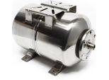 Vaso Di Espansione Wiltec In Acciaio Inox Da 24 Litri, Serbatoio A Membrana Per Acquedotti Domestici E Impianti Di Pressurizzazione Con Membrana Epdm