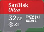 Sandisk Ultra Microsd, 32 Gb, Microsdhc, Classe 10, UHS-I, 120 Mb/S, Grigio, Rosso