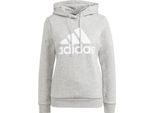 Adidas Felpa Con Cappuccio Pullover Donna Con Interno In Pile, Colore:Nero, Taglia:M