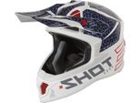 Casco Shot Lite Core Motocross, Blau/Rot, Xl (61/62)