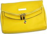 Florence Borsa Da Sera Da Donna In Vera Pelle Giallo 2In1 Frizione OTF803Y