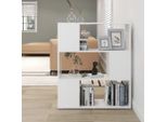 Maison Exclusive - Libreria Divisorio Bianco 80X24X94 Cm Materiale Ligneo