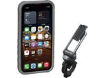 Topeak Custodia E Supporto Per Telefono Cellulare Ridecase Compatibile Con Apple Iphone 13 Pro, Nero Grigio