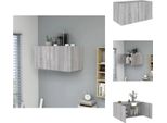 Vidaxl Armadio A Muro Grigio Sonoma 80X39X40 Cm In Legno - Mensole A Muro