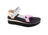 Sandali Del Marchio Teva Del Modello W Flatform Univers Multicolore