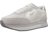Sneakers Del Marchio Pepe Jeans Del Modello Rusper Shine Bianco