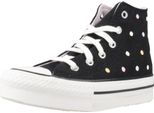 Sneakers Del Marchio Converse Del Modello Chuck Taylor All Star Lift Embroidered Polka Dots Platform Nero
