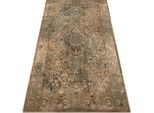 Tappeto Di Lana Omega Lumier Ornamento Vintage Iron Verde Verde 200X300 Cm