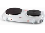 Fornello Elettrico 2 Fuochi 2500W Bianco Domo Do310Kp
