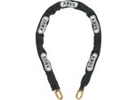 Catena Abus 8KS - Catena In Acciaio Di 8 Mm Di Spessore Per Il Fissaggio Di Biciclette, Sedie Nel Settore Della Ristorazione, Macchine E Altro Ancora - Con Guaina In Tessuto - Abbinabile, Ad Esempio, A Un Lucchetto - Lunghezza 110 Cm