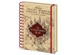 Notatnik Harry Potter A5 Z Mapą HuncwotóW - Spiralny, Licencjonowany
