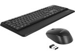 Delock 12674 Tastatur Rf Wireless Qwertz Deutsch Schwarz (12674)