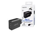 Logilink Steckdosenadapter, 1X USB-C & 3X USB-A 27W