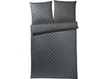 Joop! Set Di Lenzuola In Raso Mako Fiordaliso Gradiant Colore Grafite Dimensioni 140X200+70X90Cm