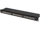 Lanberg PPSA-1024-B Lanberg Patchpanel 24-Port 1U 19" Cat.6A Ftp Geschirmt Schw."