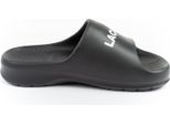 Sandali Del Marchio Lacoste Del Modello Serve Slide 2.0 Synthetic Nero