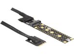 Scheda Riser Delock Connettore Nvme M.2 Key A+E Allo Slot Key M