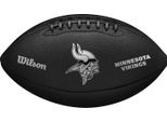 Pallone Wilson Nfl Team Metallic Premiere Minnesota Vikings WF4015821XB, Palloni Da Football Americano, Unisex, Nero, Misura: 9