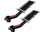 2 X Portapacchi Universale Per Bicicletta Per La Parte Posteriore | Capacità Di Carico: 9 Kg | Reggisella In Alluminio | Portaborse Per City Bike | Portapacchi Per Mountain Bike Con Sgancio Rapido | Colore Nero | Accessori Per Biciclette