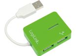 Logilink Hub Usb 2.0 Smile 4 Porte Verde